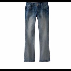 Girls Mudd Double Button Skinny bootcut Jeans